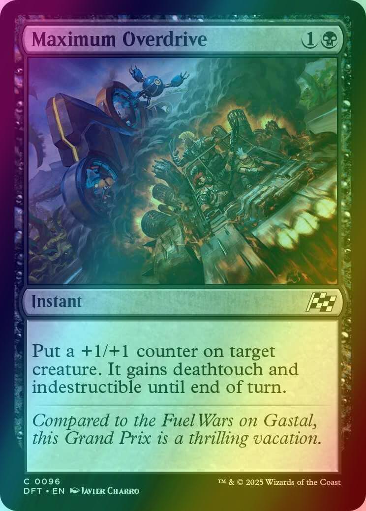 Maximum Overdrive [96] [Aetherdrift] [Foil]