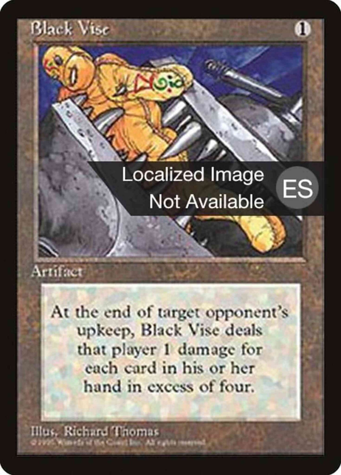 Black Vise - Spanish [299] [Fourth Edition Black Border: Spanish] [Non-Foil]