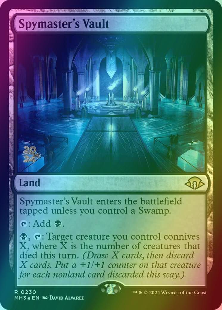 Spymaster's Vault [230s] [Prerelease] [Modern Horizons 3: Promos] [Foil]