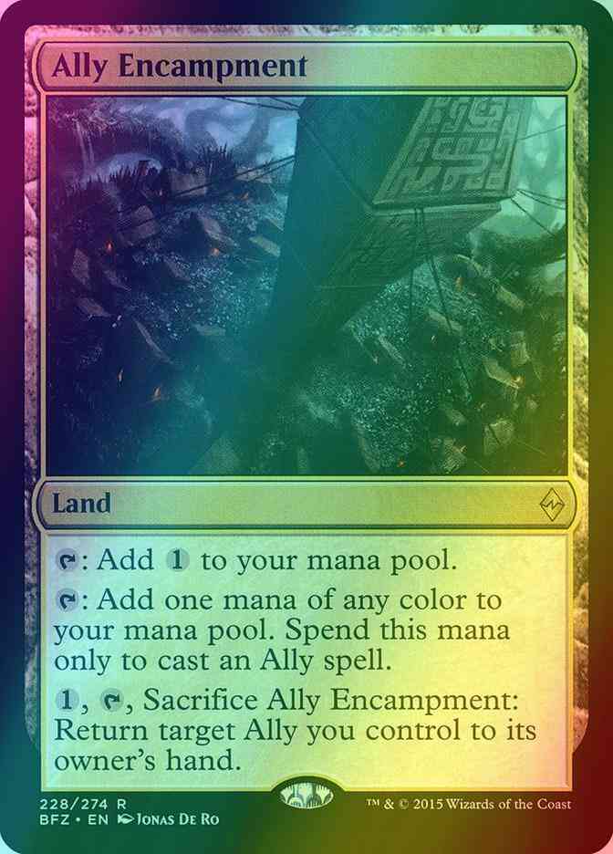 Ally Encampment [228] [Battle for Zendikar] [Foil]
