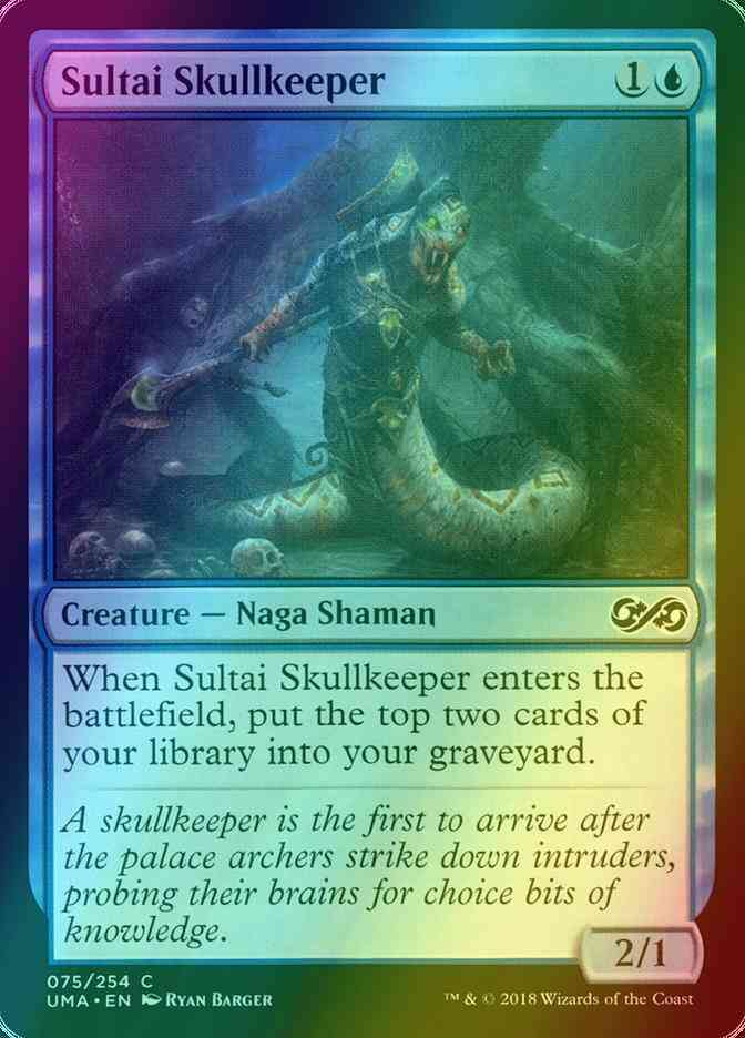 Sultai Skullkeeper [75] [Ultimate Masters] [Foil]