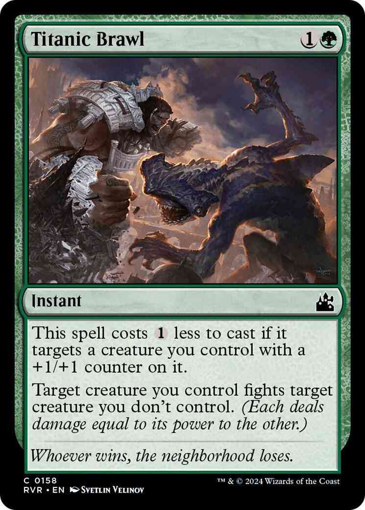 Titanic Brawl [158] [Ravnica Remastered] [Non-Foil]
