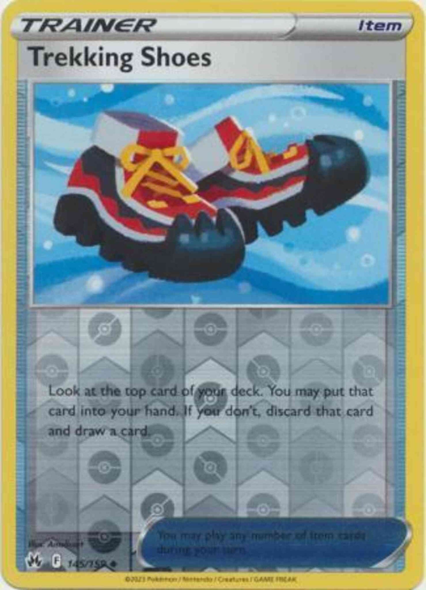 Trekking Shoes - 145/159 - Uncommon [swsh125-145] [Reverse Holo]