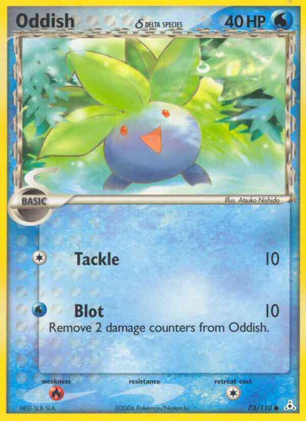 Oddish δ - 73/110 - Common [ex13-73] [Non-Holo]