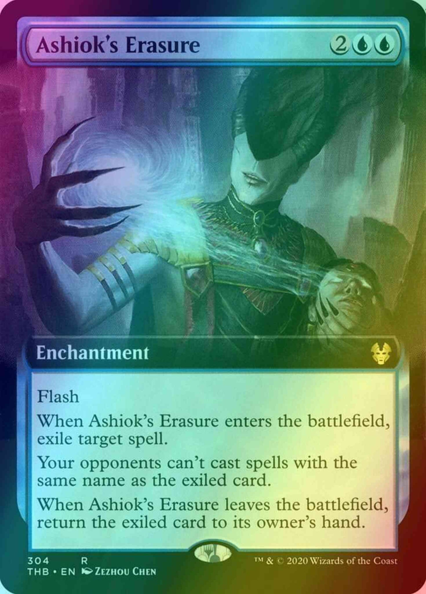 Ashiok's Erasure [304] [Extended Art] [Theros Beyond Death] [Foil]
