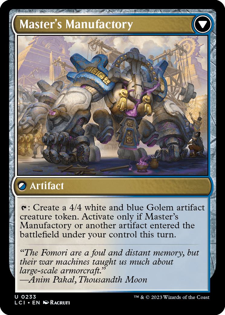 Master's Guide-Mural // Master's Manufactory [233] [The Lost Caverns of Ixalan] [Non-Foil]