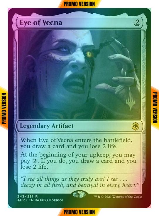 Eye of Vecna [Promo Pack] [243p] [Adventures in the Forgotten Realms Promos] [Foil]