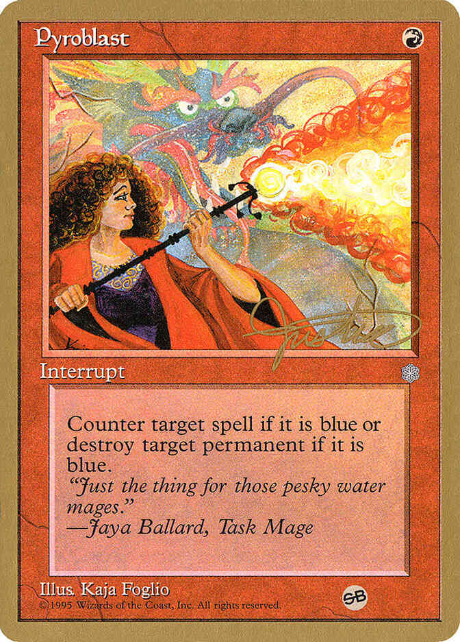 Pyroblast [mj213sb] [Pro Tour Collector Set] [Non-Foil]