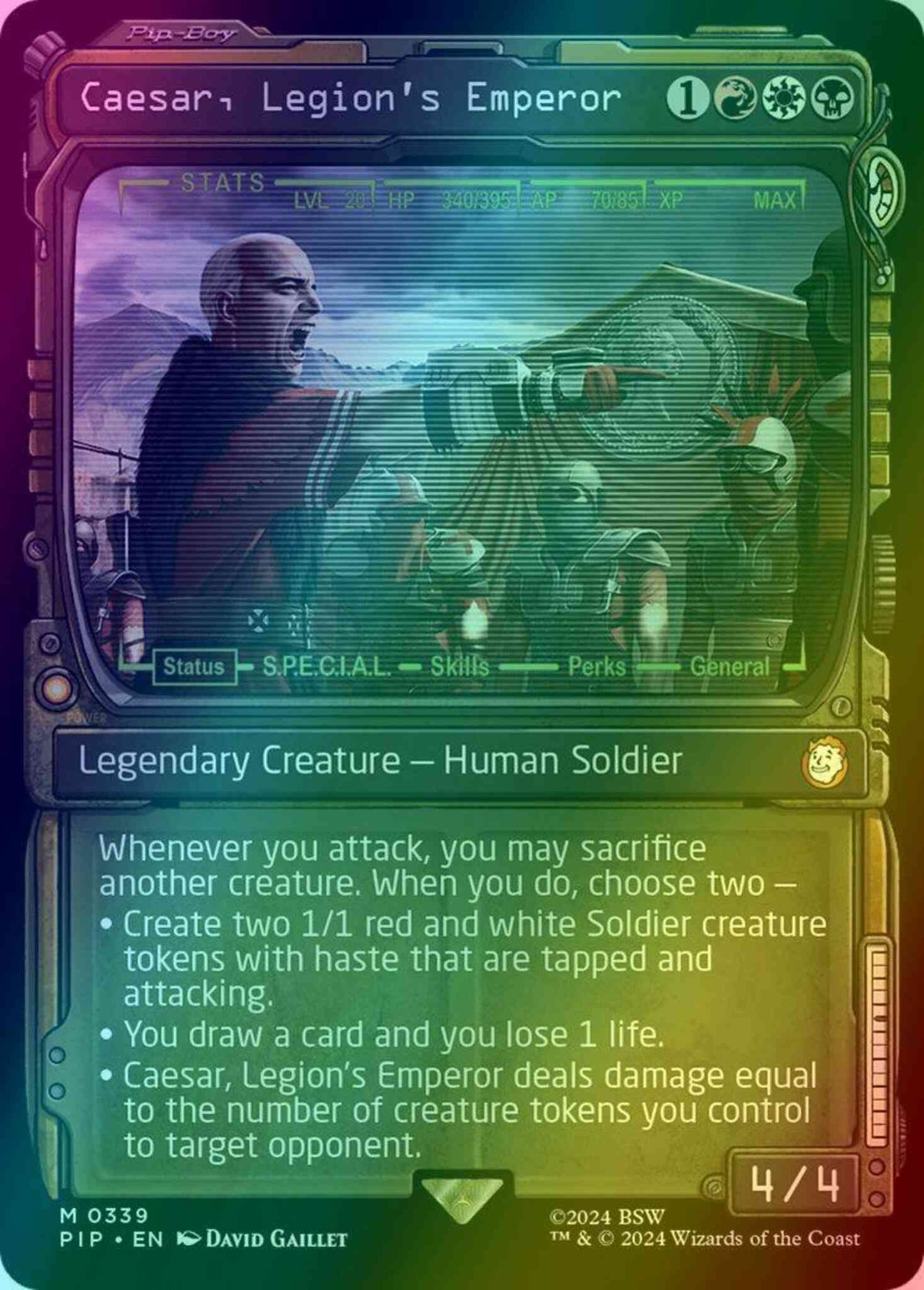 Caesar, Legion's Emperor [339] [Pip-Boy Showcase] [Fallout] [Foil]