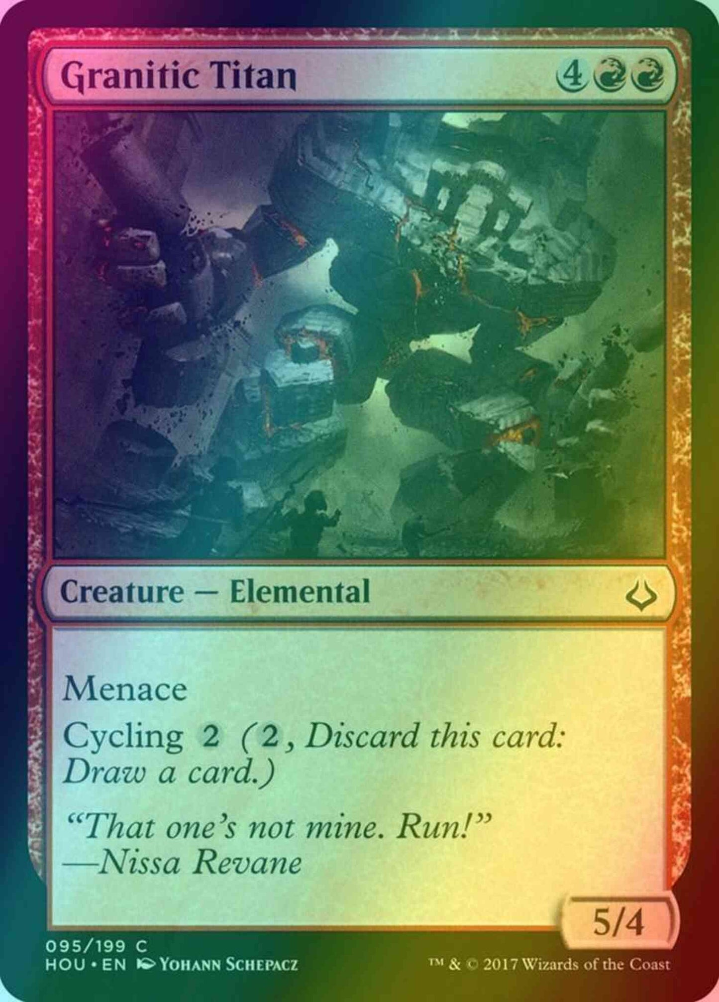 Granitic Titan [95] [Hour of Devastation] [Foil]