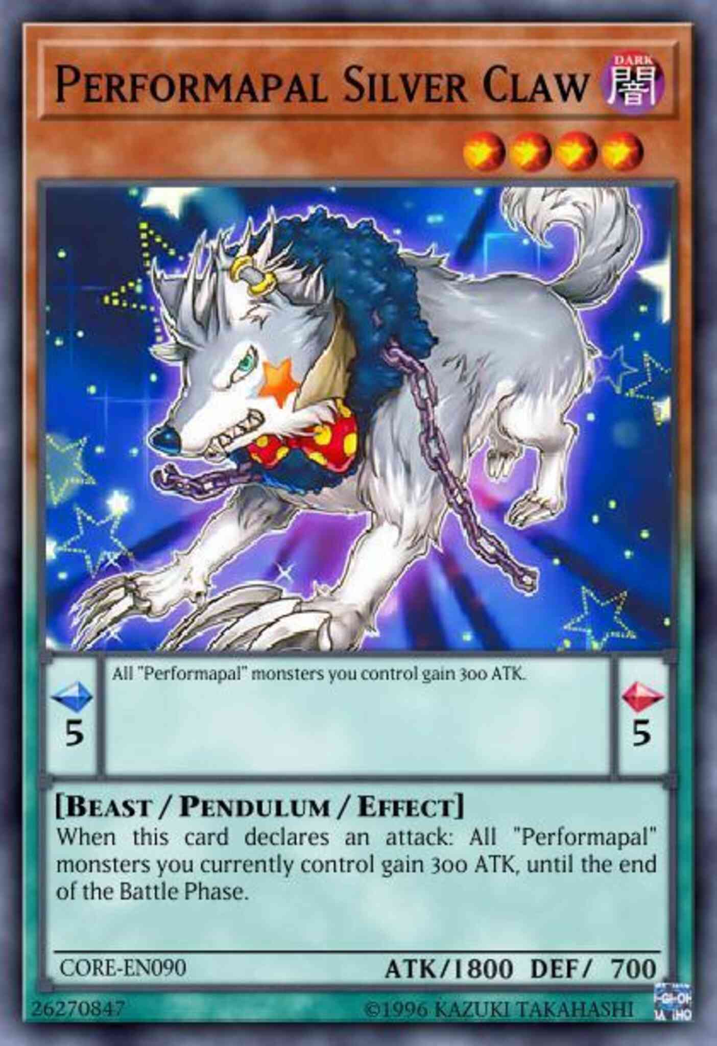 Performapal Silver Claw - SDMP-EN010 - Common - 1st Edition