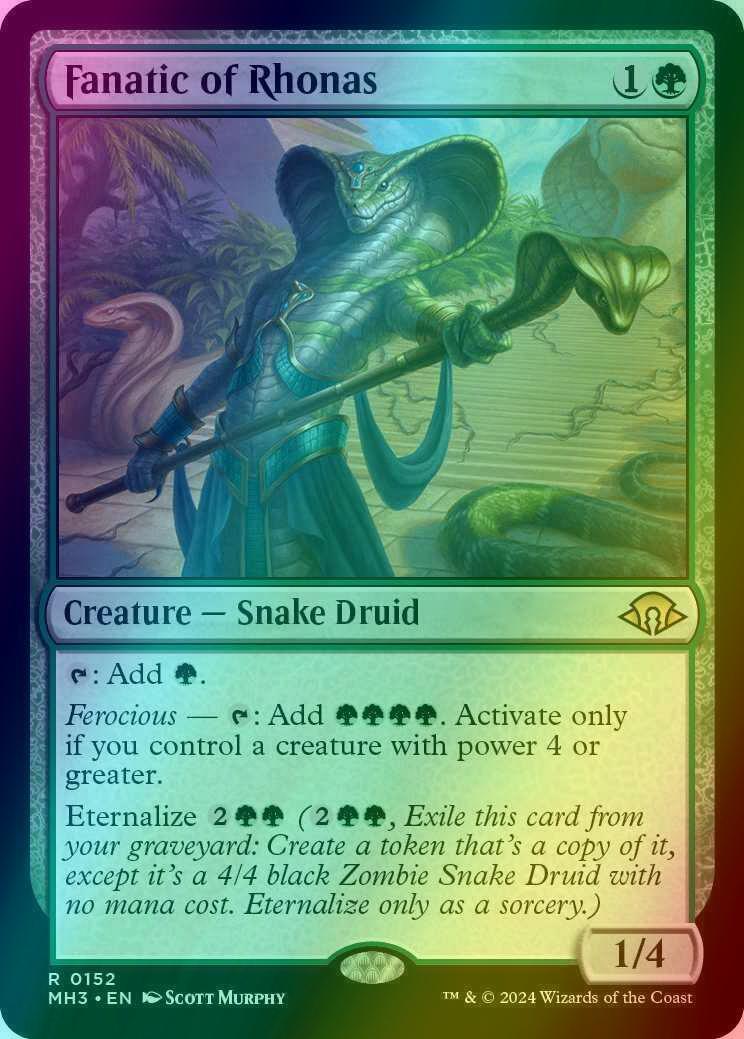 Fanatic of Rhonas [152] [Modern Horizons 3] [Foil]