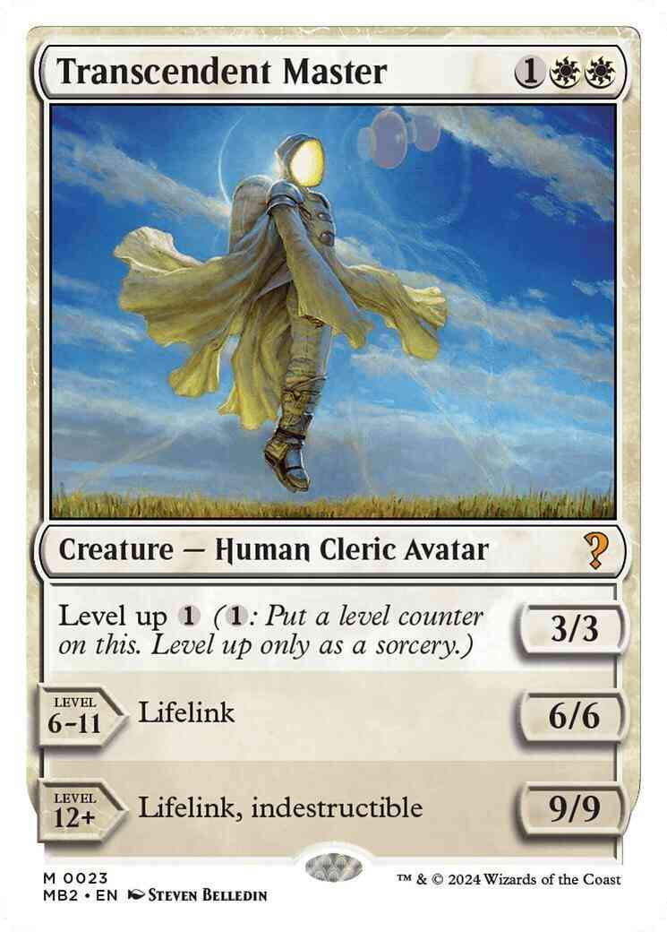 Transcendent Master [23] [White Border] [Mystery Booster 2] [Non-Foil]