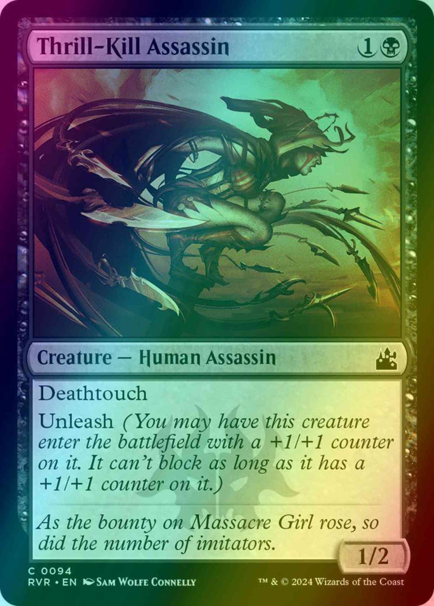Thrill-Kill Assassin [94] [Ravnica Remastered] [Foil]