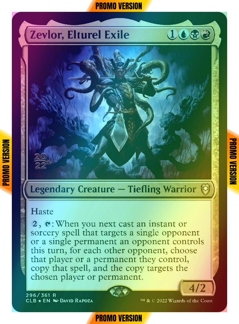 Zevlor, Elturel Exile [296s] [Prerelease] [Commander Legends: Battle for Baldur's Gate: Promos] [Foil]