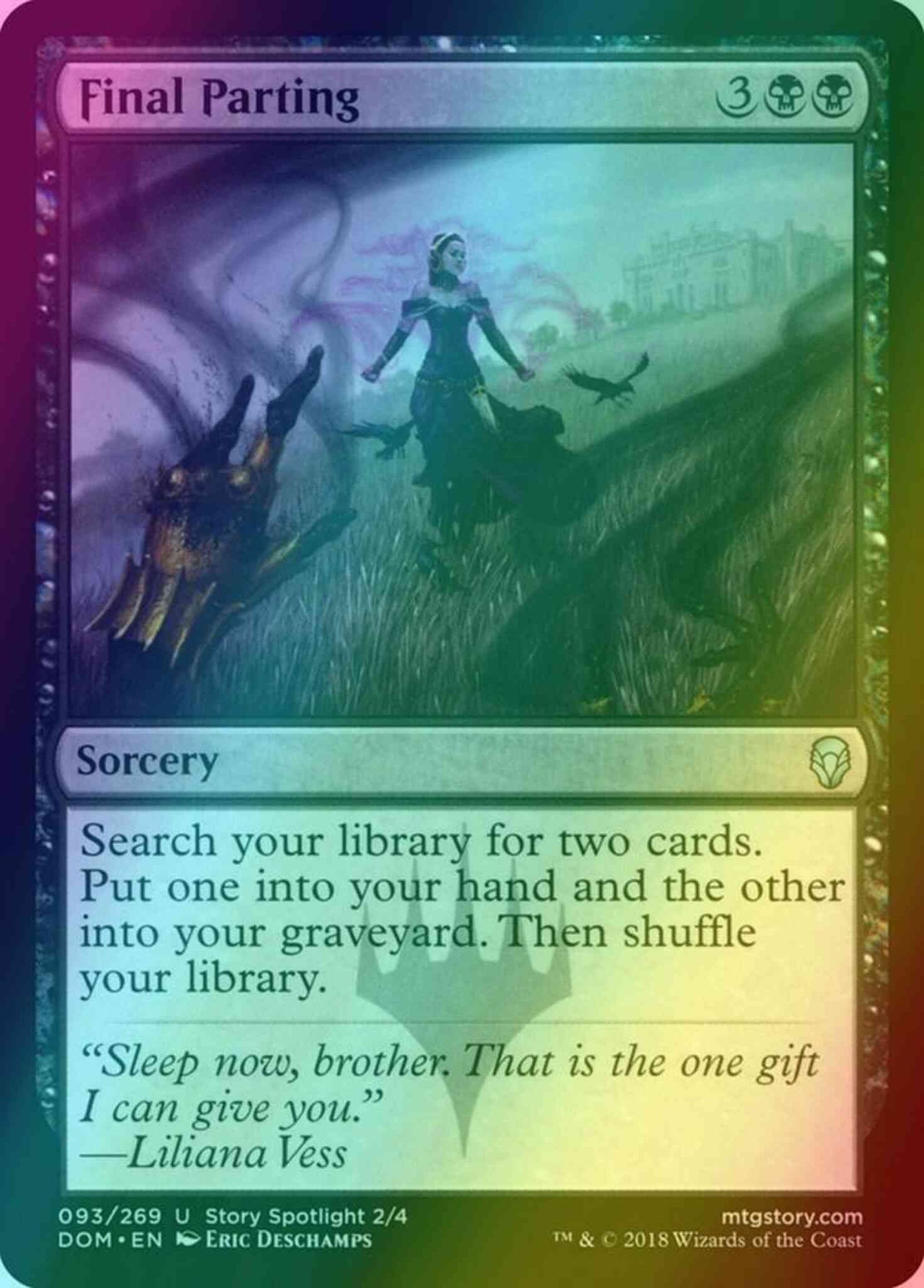 Final Parting [93] [Dominaria] [Foil]