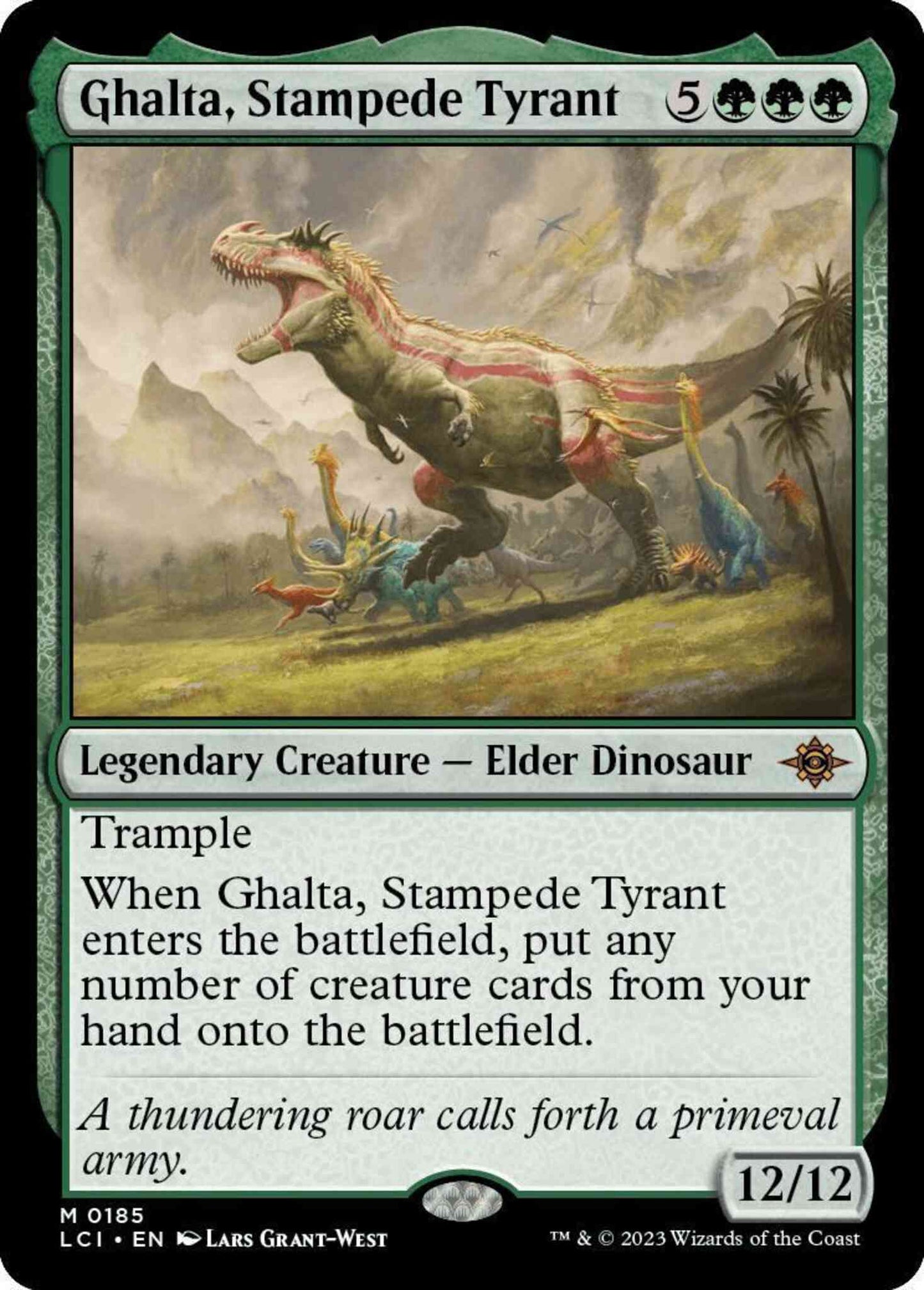 Ghalta, Stampede Tyrant [185] [The Lost Caverns of Ixalan] [Non-Foil]