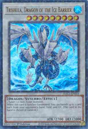 Trishula, Dragon of the Ice Barrier - HAC1-EN054 - Duel Terminal Ultra Parallel Rare - 1st Edition