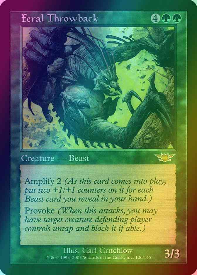 Feral Throwback [126] [Legions] [Foil]