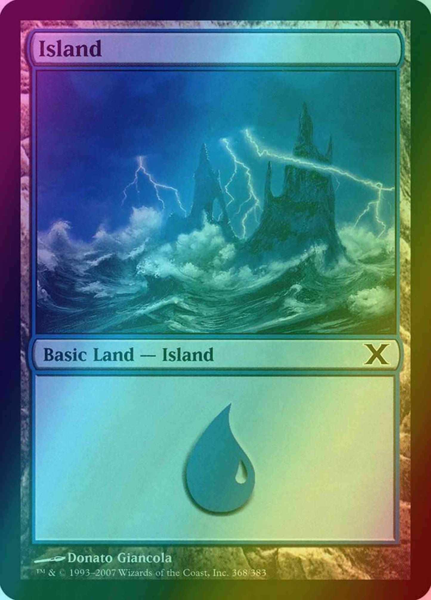 Island [368] [Tenth Edition] [Foil]