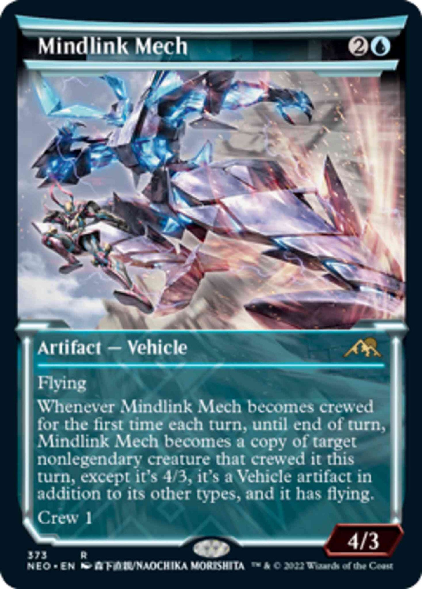 Mindlink Mech [373] [Soft Glow Showcase] [Kamigawa: Neon Dynasty] [Non-Foil]