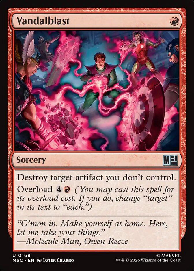 Vandalblast [168] [Marvel Super Heroes: Commander] [Non-Foil]