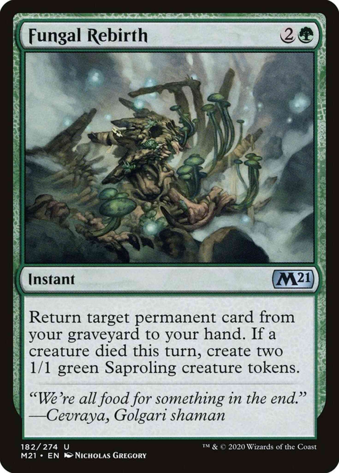 Fungal Rebirth [182] [Core Set 2021] [Non-Foil]