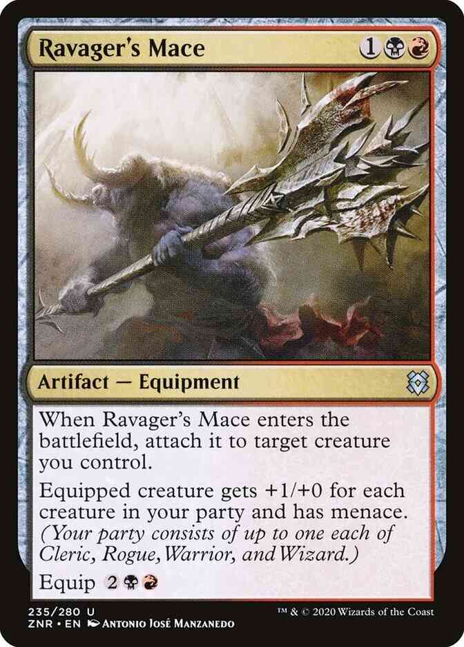 Ravager's Mace [235] [Zendikar Rising] [Non-Foil]