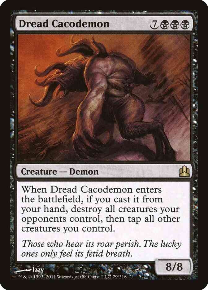 Dread Cacodemon [79] [Commander 2011] [Non-Foil]