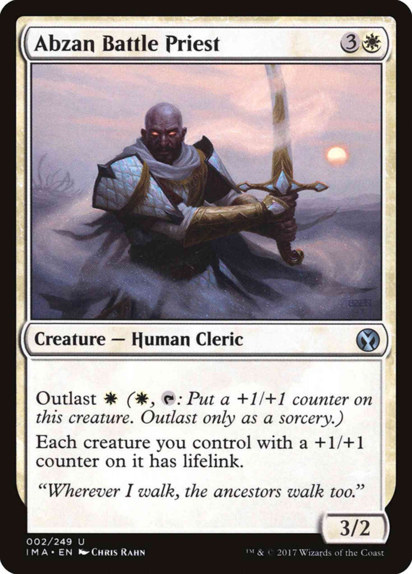 Abzan Battle Priest [2] [Iconic Masters] [Non-Foil]