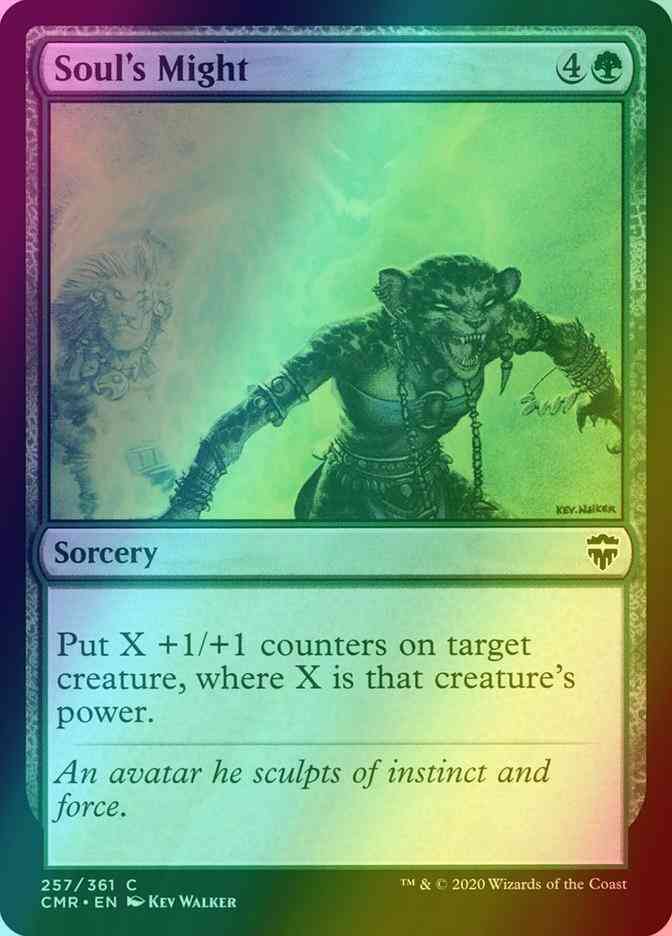 Soul's Might [257] [Commander Legends] [Foil]