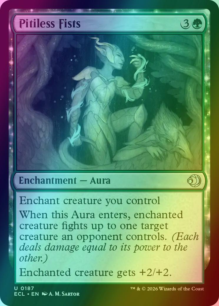 Pitiless Fists [187] [Lorwyn Eclipsed] [Foil]