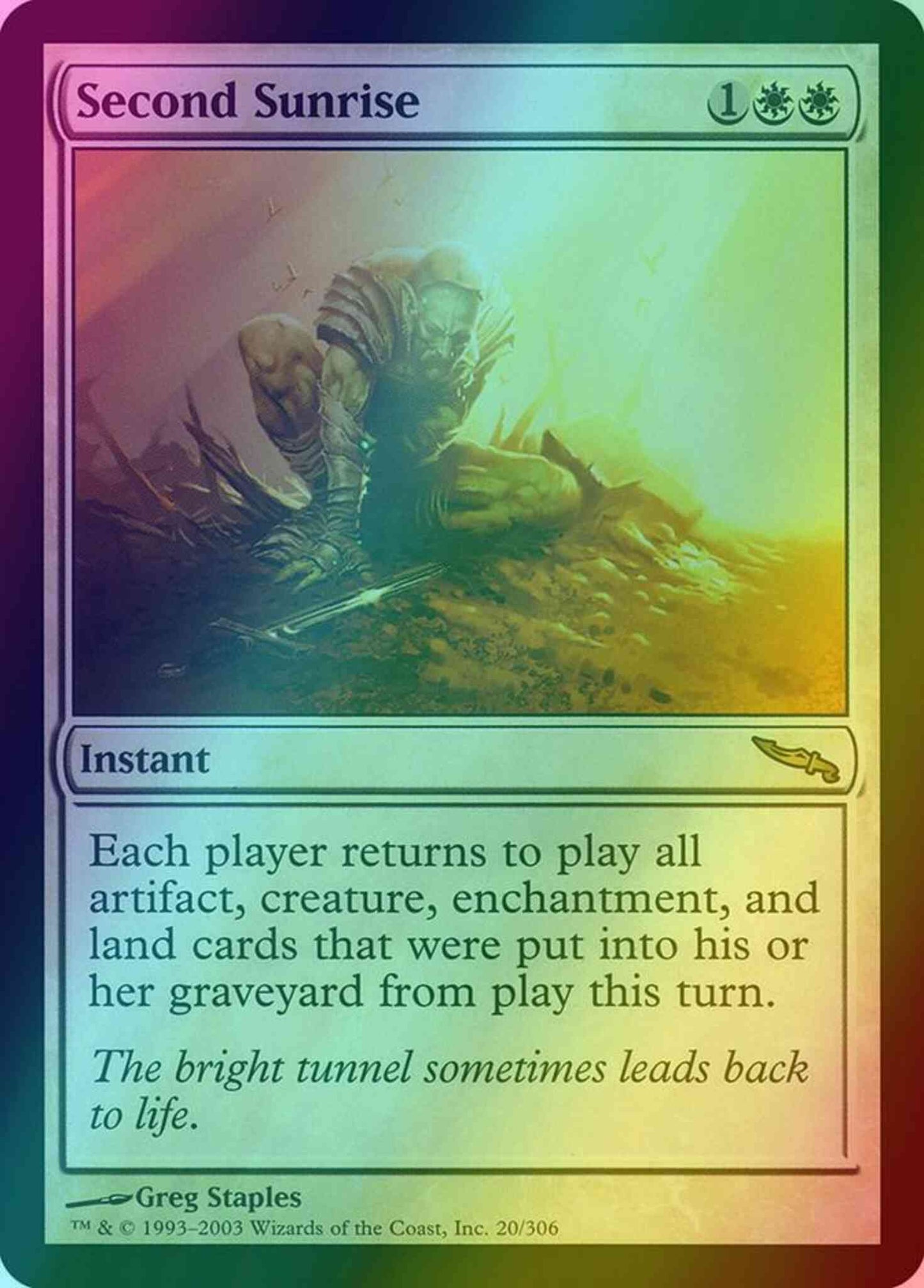 Second Sunrise [20] [Mirrodin] [Foil]