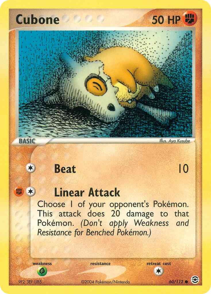 Cubone - 60/112 - Common [ex6-60] [Non-Holo]