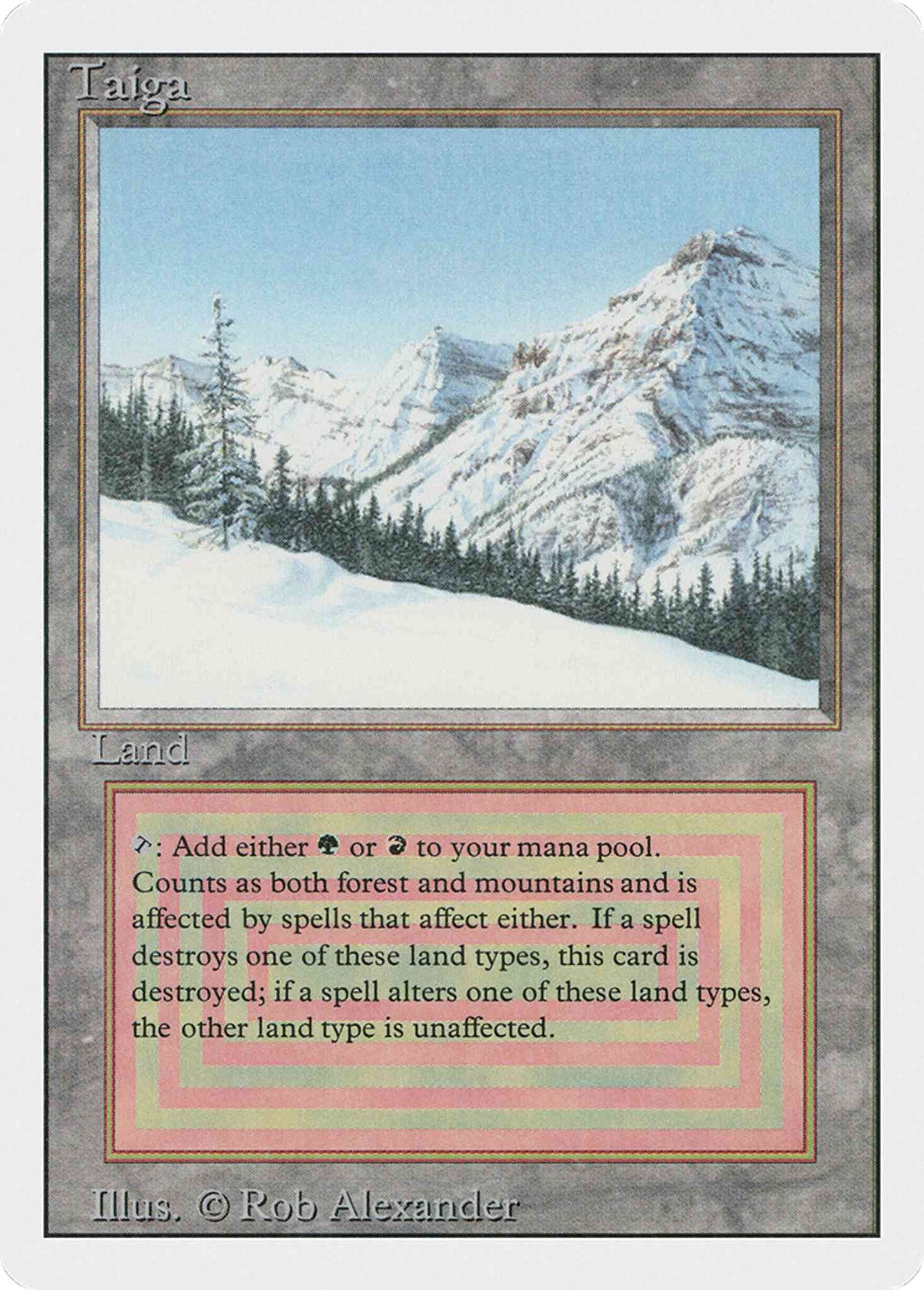 Taiga [287] [Revised Edition] [Non-Foil]