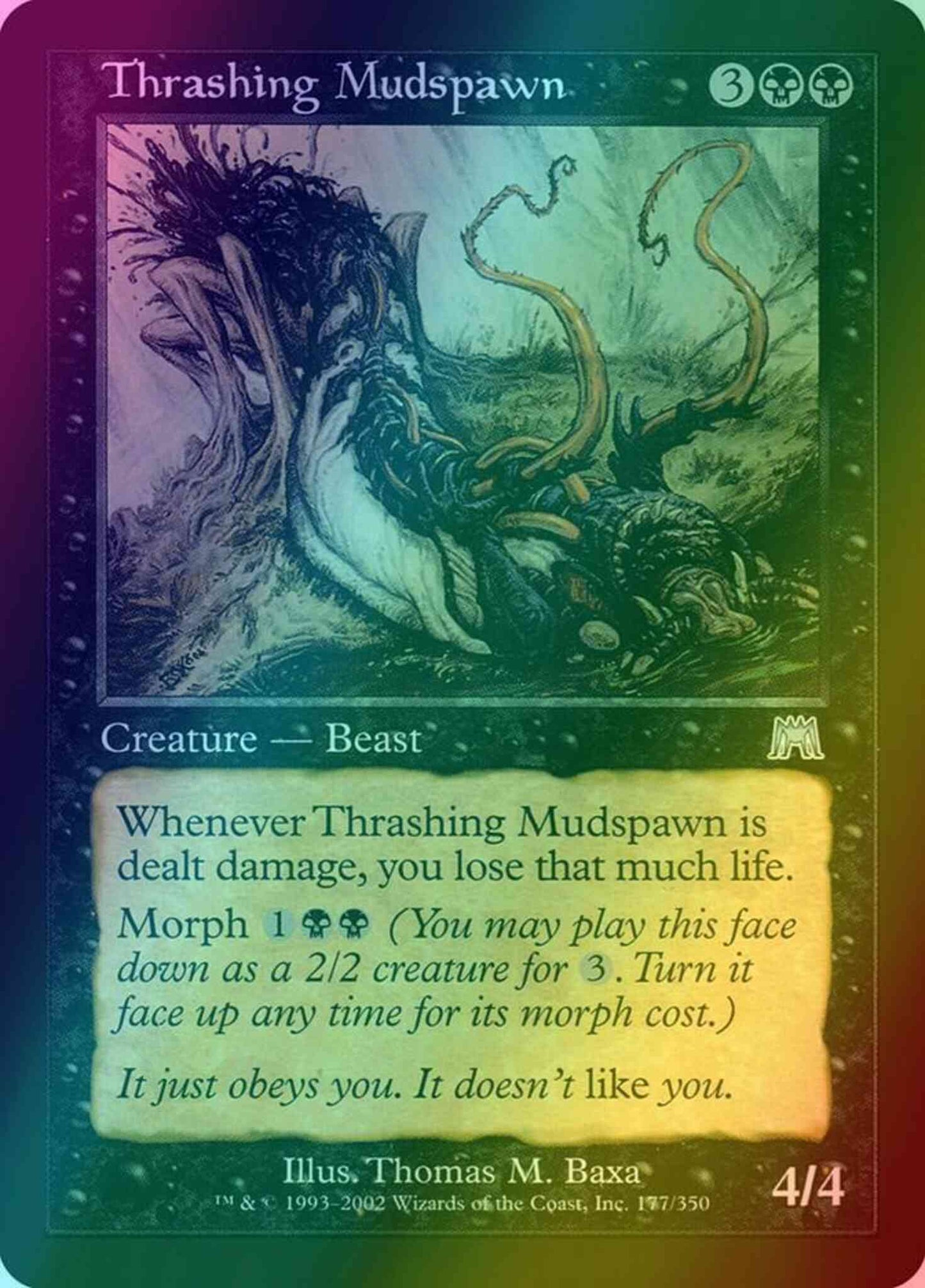 Thrashing Mudspawn [177] [Onslaught] [Foil]