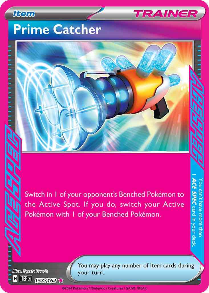Prime Catcher - 157/162 - ACE SPEC Rare [sv05-157] [Ultra]