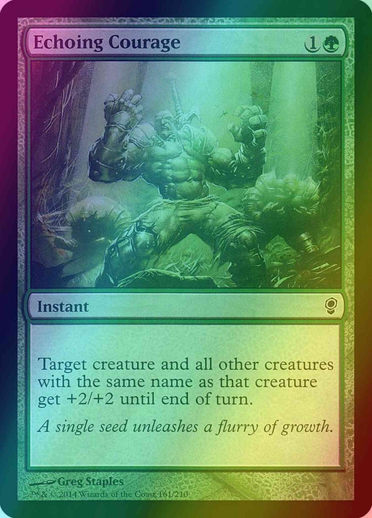 Echoing Courage [161] [Conspiracy] [Foil]