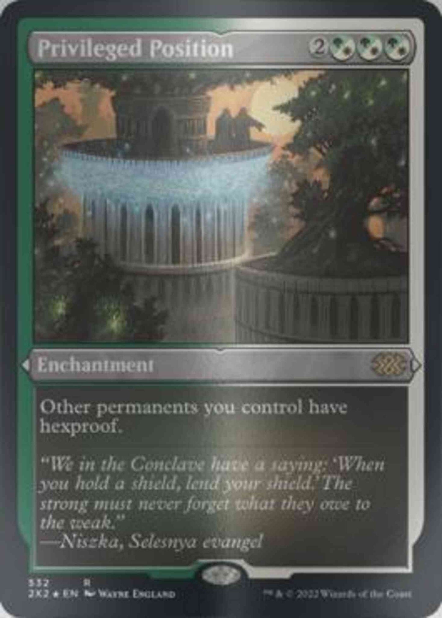 Privileged Position [532] [Double Masters 2022] [Etched Foil]