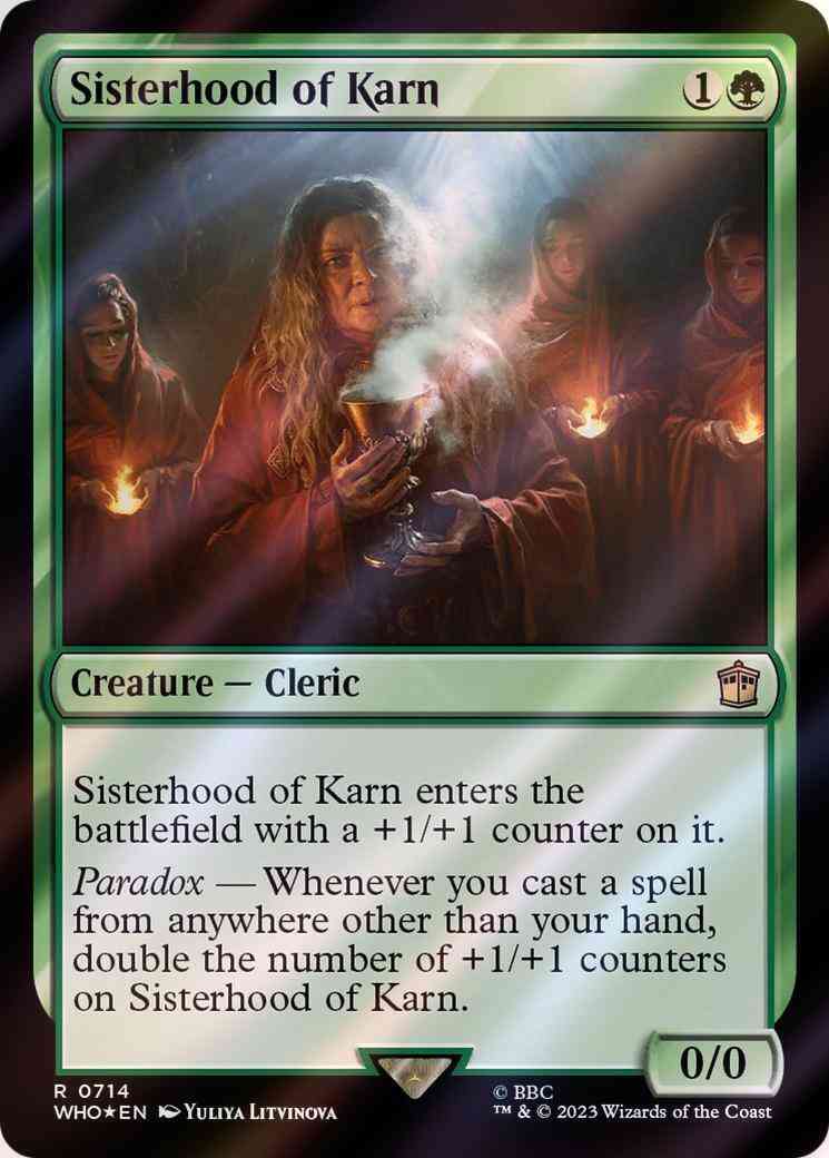 Sisterhood of Karn [714] [Universes Beyond: Doctor Who] [Surge Foil]
