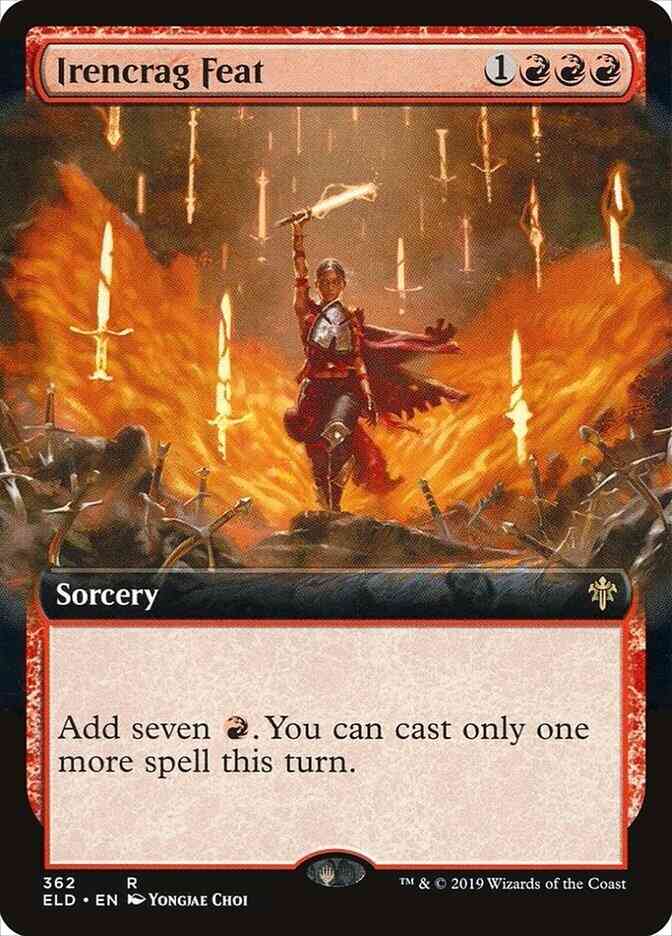 Irencrag Feat [362] [Extended Art] [Throne of Eldraine] [Non-Foil]