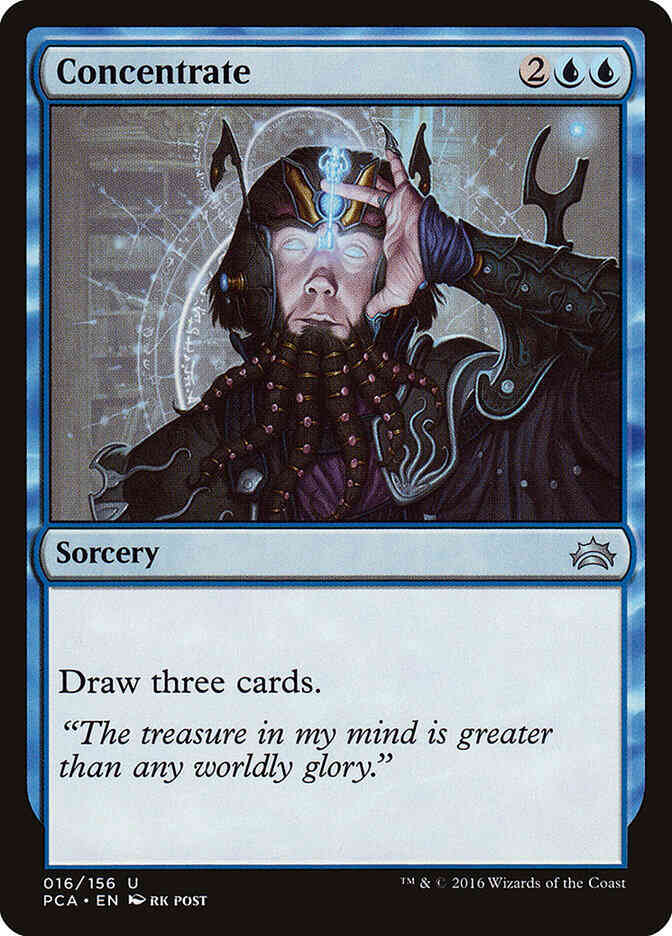 Concentrate [16] [Planechase Anthology] [Non-Foil]