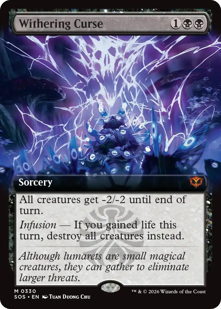 Withering Curse [330] [Extended Art] [Secrets of Strixhaven] [Non-Foil]