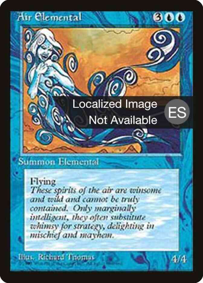 Air Elemental - Japanese [59] [Fourth Edition Black Border: Japanese] [Non-Foil]