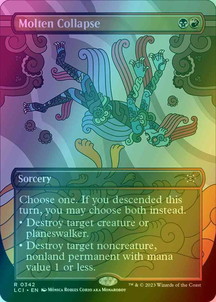 Molten Collapse [342] [Borderless] [The Lost Caverns of Ixalan] [Foil]