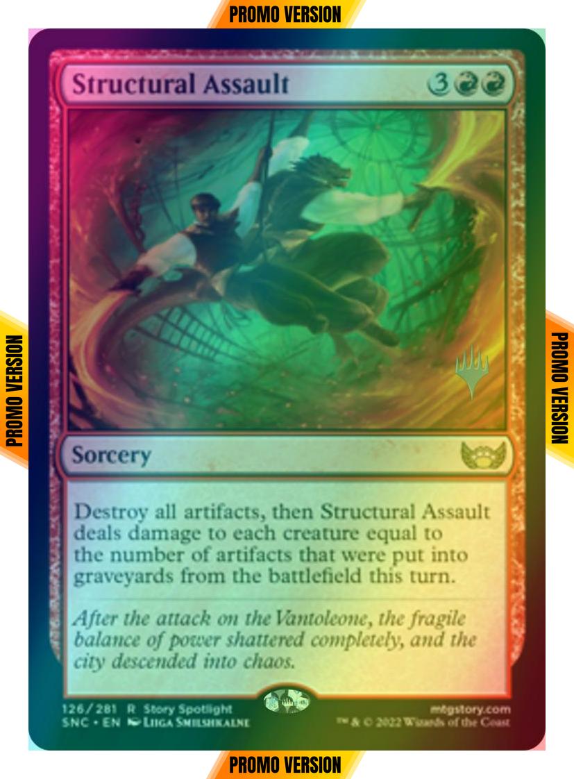 Structural Assault [Promo Pack] [126p] [Streets of New Capenna: Promos] [Foil]