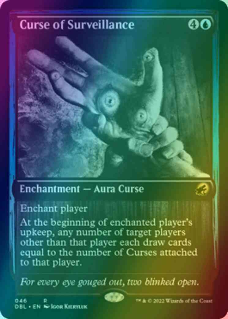 Curse of Surveillance [46] [Innistrad: Double Feature] [Foil]