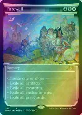 Farewell [365] [Soft Glow Showcase] [Kamigawa: Neon Dynasty] [Foil]