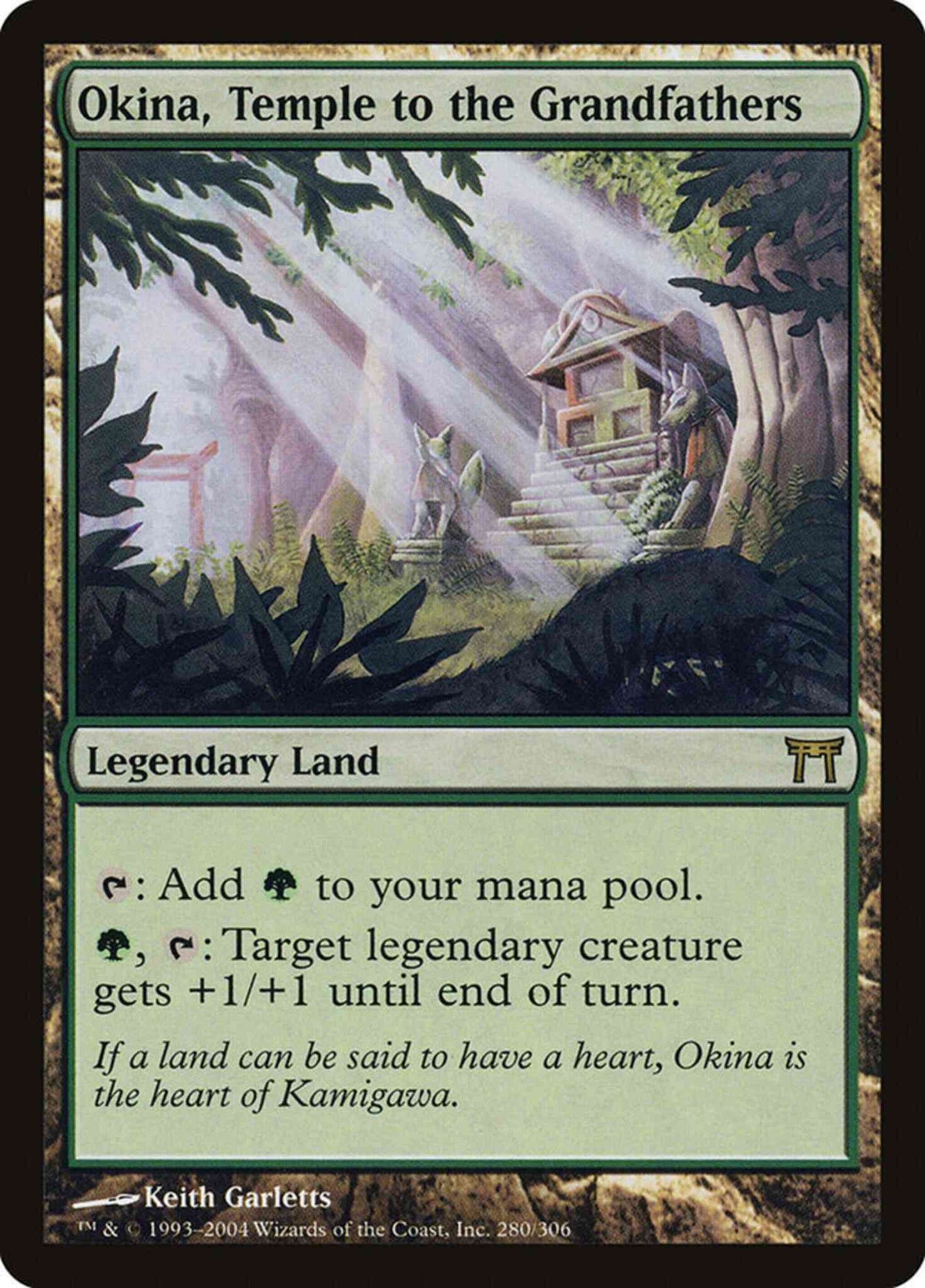 Okina, Temple to the Grandfathers [280] [Champions of Kamigawa] [Non-Foil]