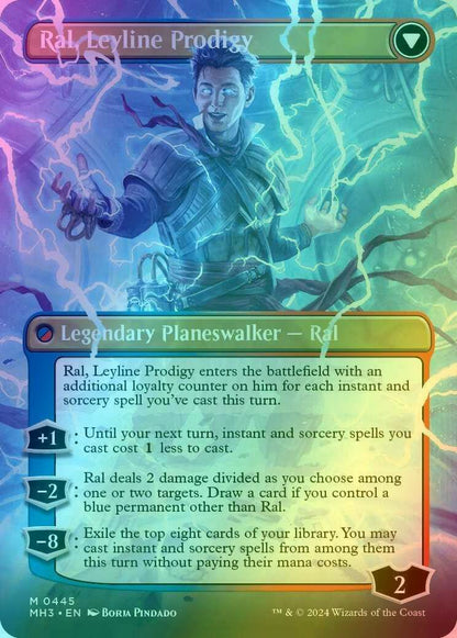 Ral, Monsoon Mage // Ral, Leyline Prodigy [445] [Borderless] [Modern Horizons 3] [Foil]